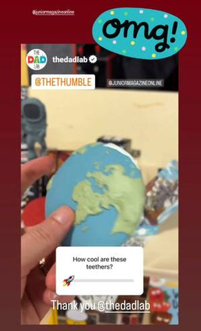 thedadlab recommends Thumble Baby Care Space Teether Toys