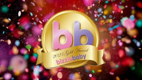 Bizziebaby Gold award 2023 - Earth Biscuit Space themed Teething Toy